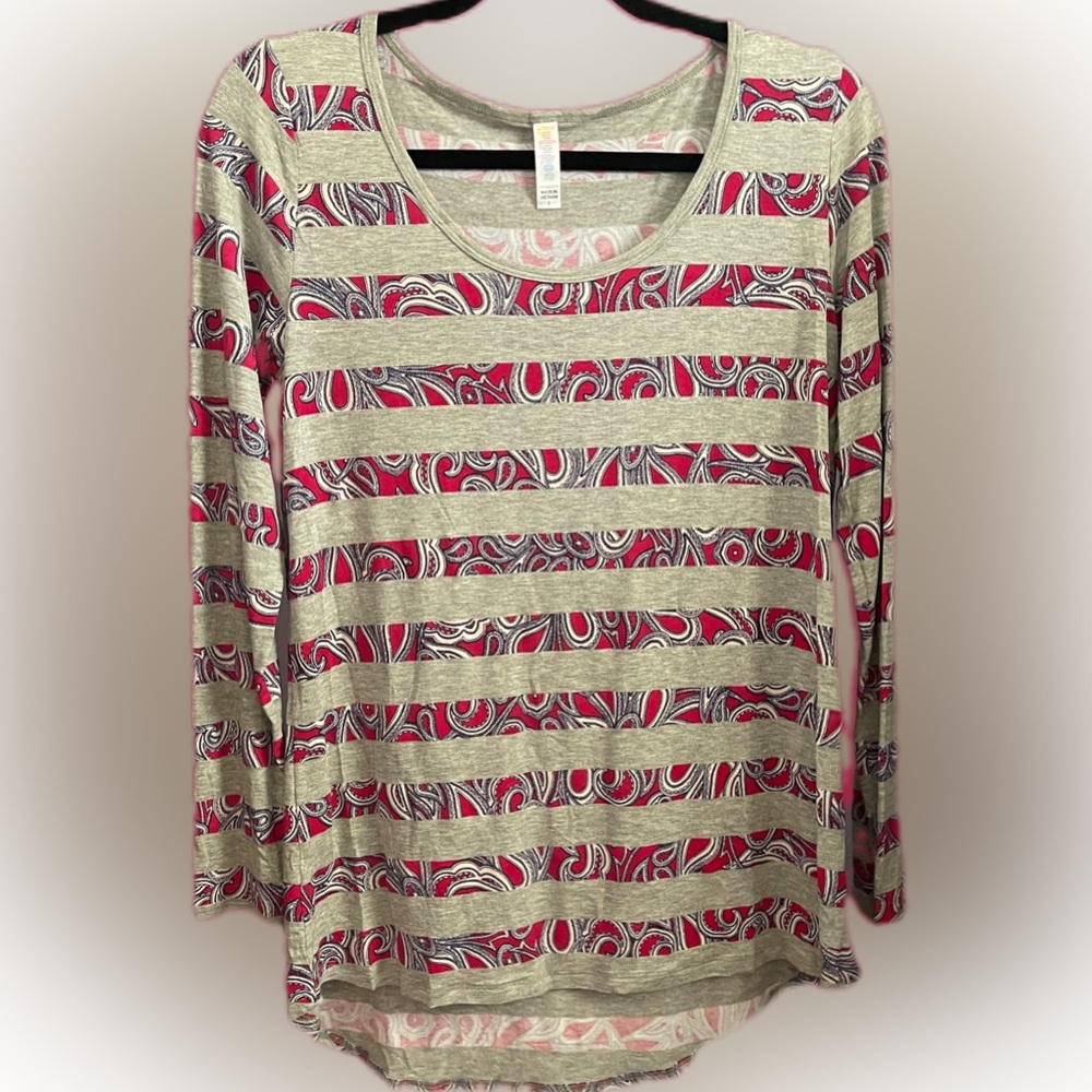 LuLaRoe Lynnae Long Sleeve Top Size Small